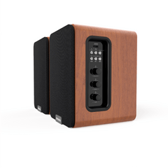 AIWA SPA-200 Aktive Bluetooth Højttalere, brun