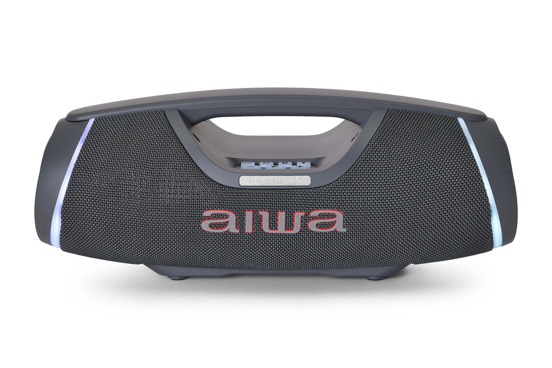 AIWA SPB-680 – Enceinte Party portable 20 W Bluetooth avec éclairage RGB, grise