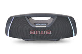 AIWA SPB-680 – Enceinte Party portable 20 W Bluetooth avec éclairage RGB, grise