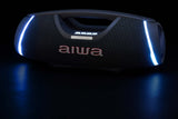 AIWA SPB-680 – Enceinte Party portable 20 W Bluetooth avec éclairage RGB, grise