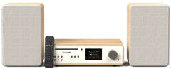 Pure Classic Système stéréo Hi-Fi – DAB+, CD, Bluetooth, 100W, chêne