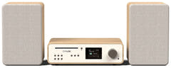 Pure Classic Système stéréo Hi-Fi – DAB+, CD, Bluetooth, 100W, chêne