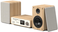 Pure Classic Système stéréo Hi-Fi – DAB+, CD, Bluetooth, 100W, chêne