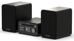 Pure Classic Stereo Mini système Hi-Fi – DAB+, CD, Bluetooth, 40W, Noir