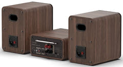 Pure Classic Système Mini Hi-Fi stéréo – DAB+, CD, Bluetooth, 40W, noyer