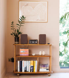 Pure Classic Système Mini Hi-Fi stéréo – DAB+, CD, Bluetooth, 40W, noyer