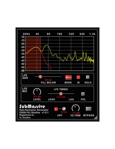 SubMassive générateur subharmonique plugin