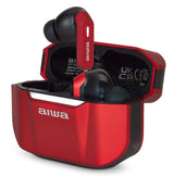 Écouteurs TWS Aiwa ETWS-330RD, Rouge