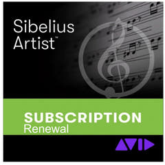Sibelius Artist renouvellement de l'abonnement