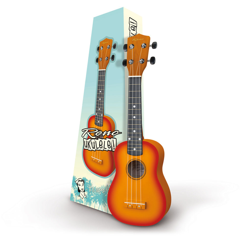Reno RU150 Soprano Ukulele (Pink)