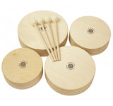 Wooden drum kit for children