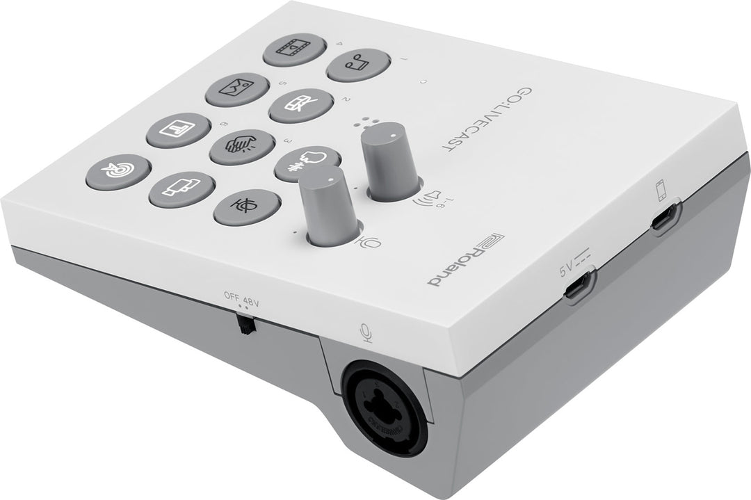 Roland GO:LIVECAST Interfaces audio