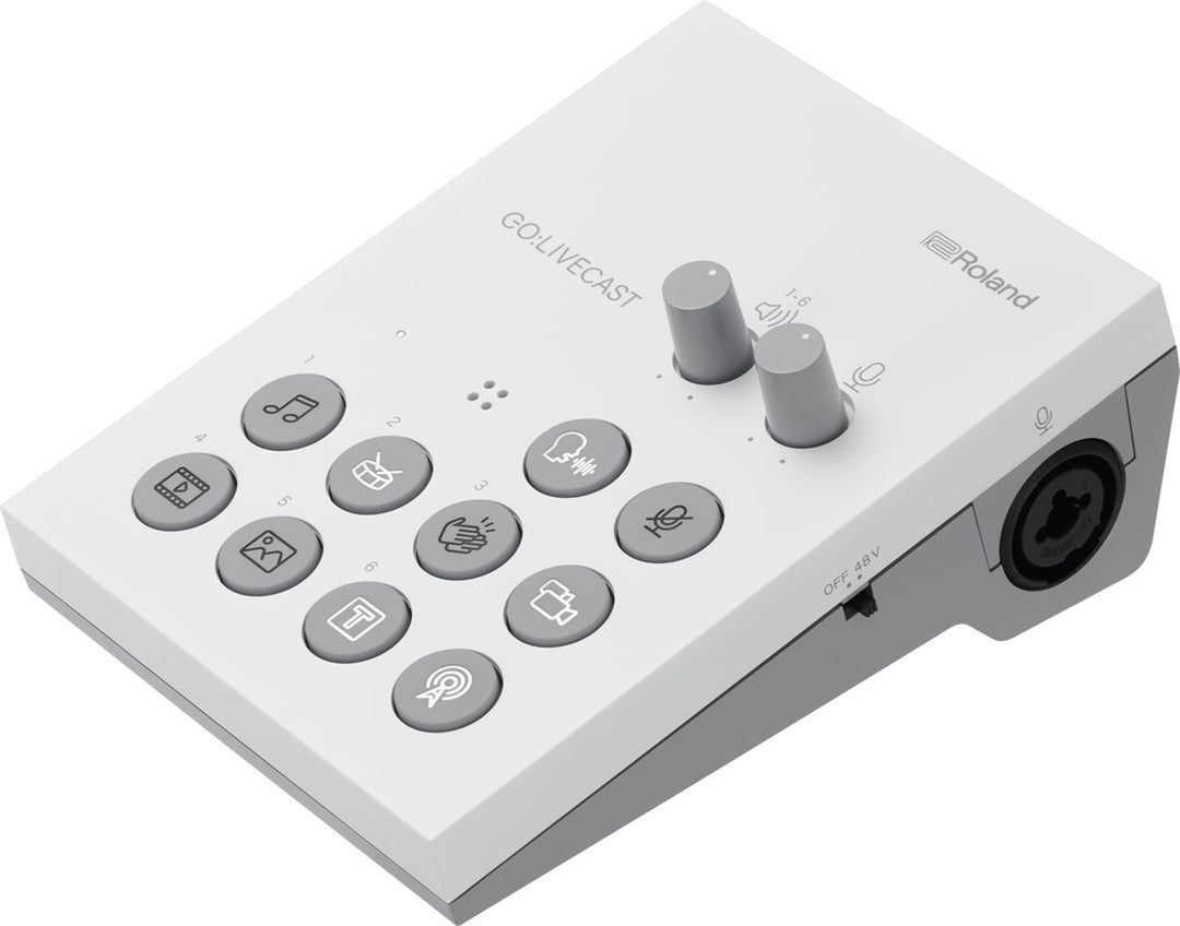 Roland GO:LIVECAST Interfaces audio