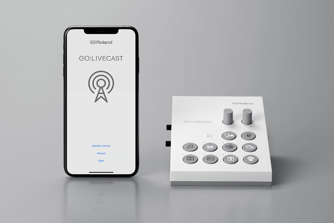 Roland GO:LIVECAST Interfaces audio