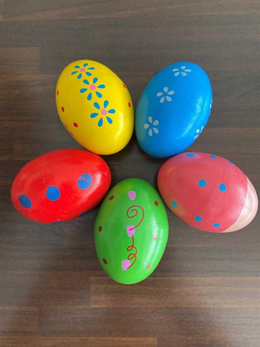 Rytme æg - Egg shaker - 5 stk pakning