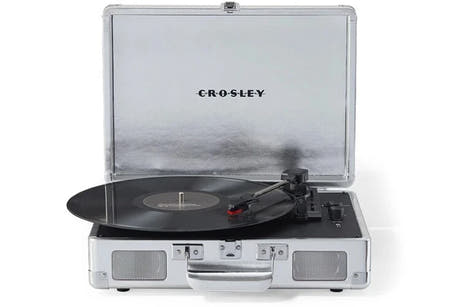 Crosley Cruiser Plus Platine Vinyle Bluetooth bidirectionnel (Noir)
