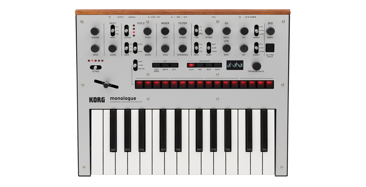 Korg Monologue Synthesizer (Sølv)