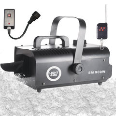 LIGHT4ME SM 900W machine à fumée avec télécommande, noire