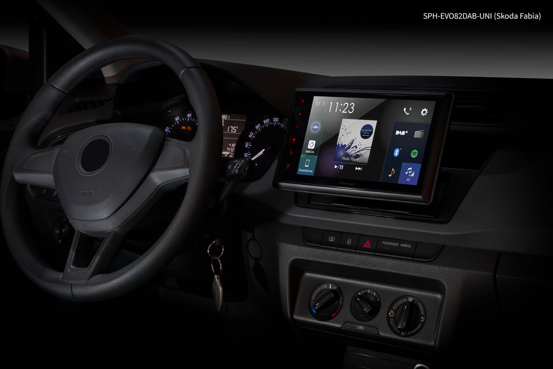 Pioneer SPH-EVO82DAB-Uni1-DIN Autoradio avec Apple CarPlay, DAB et Bluetooth