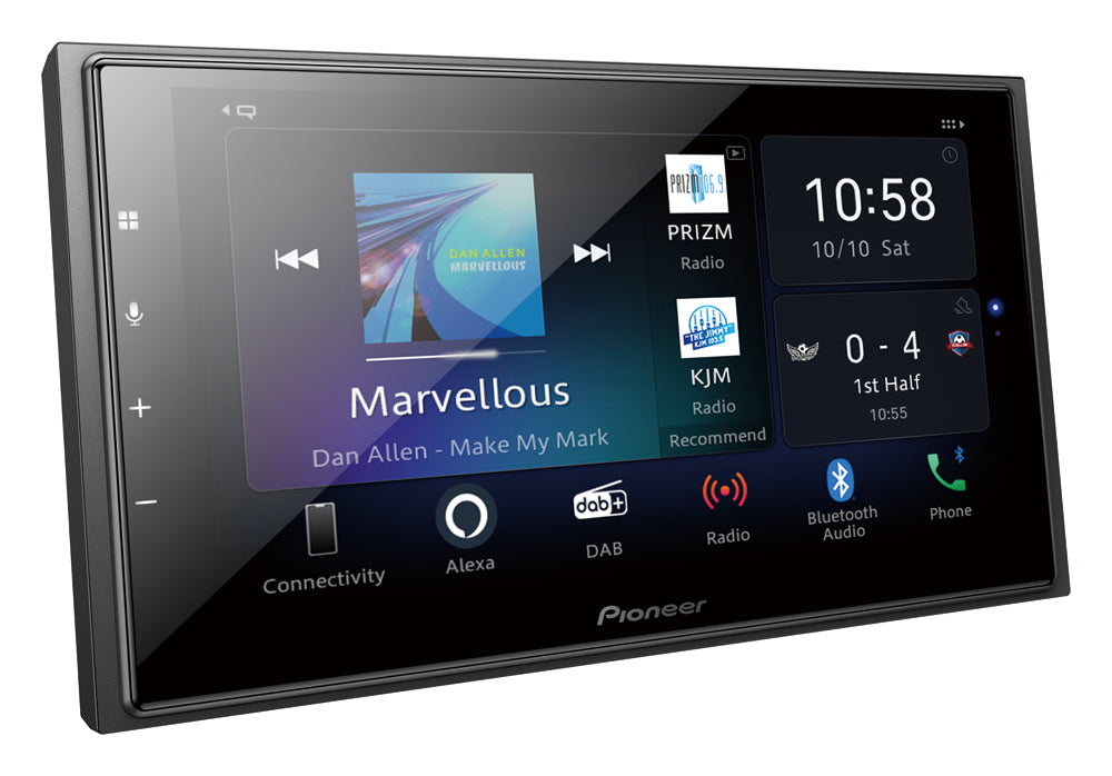 Pioneer SPH-EVO64DAB 2-DIN Autoradio avec CarPlay Sans Fil, Radio DAB et Bluetooth