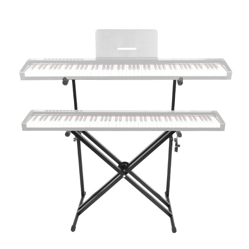 Support de clavier, double