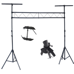 Système de pied d'éclairage 240-400cm (120kg)
