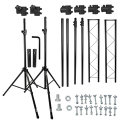 Système de pied d'éclairage 240-400cm (120kg)