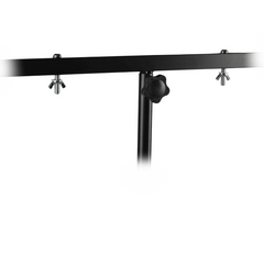 Pied d’éclairage avec perche 120-265 cm (10 kg)