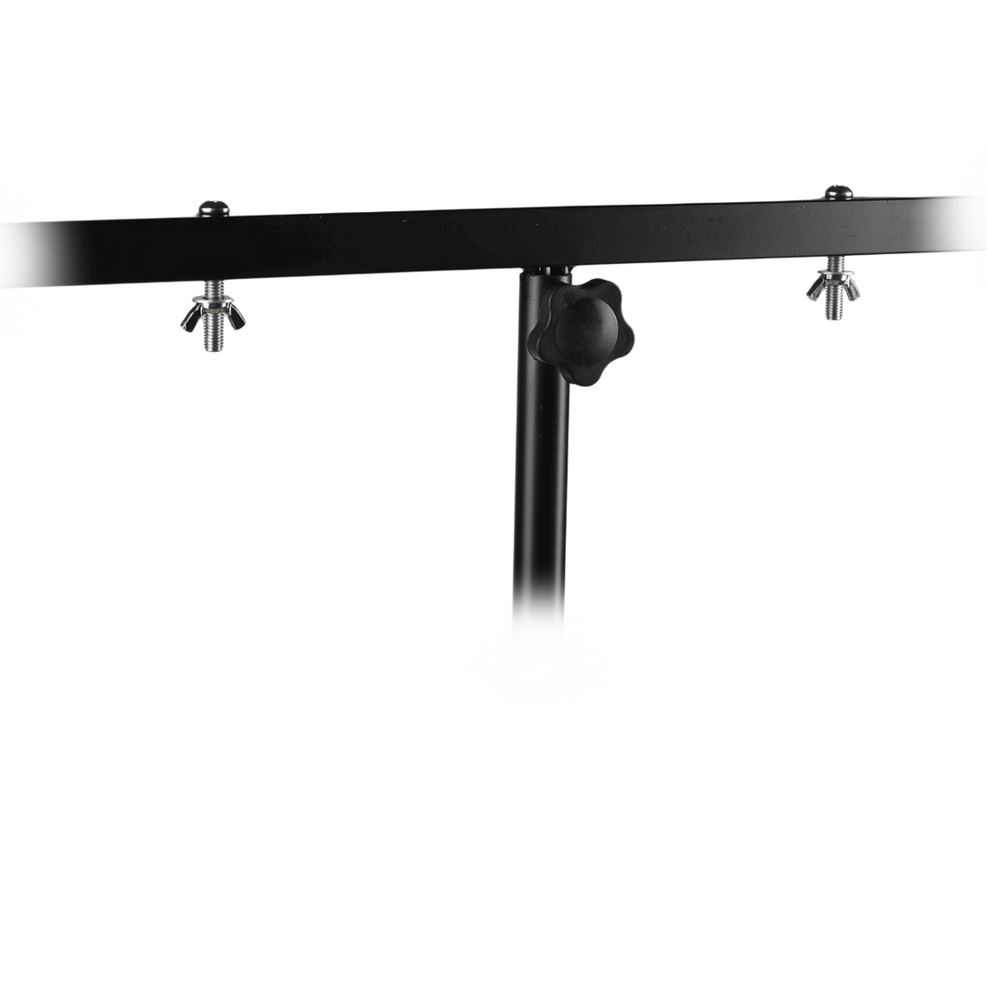 Pied d’éclairage avec perche 120-265 cm (10 kg)