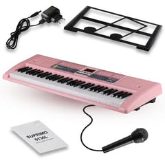 Suprimo Craviers pour enfants avec Microphones – Rose