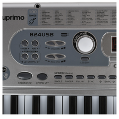 SUPRIMO 824 USB craviers avec microphone, lecteur MP3 et pupitre