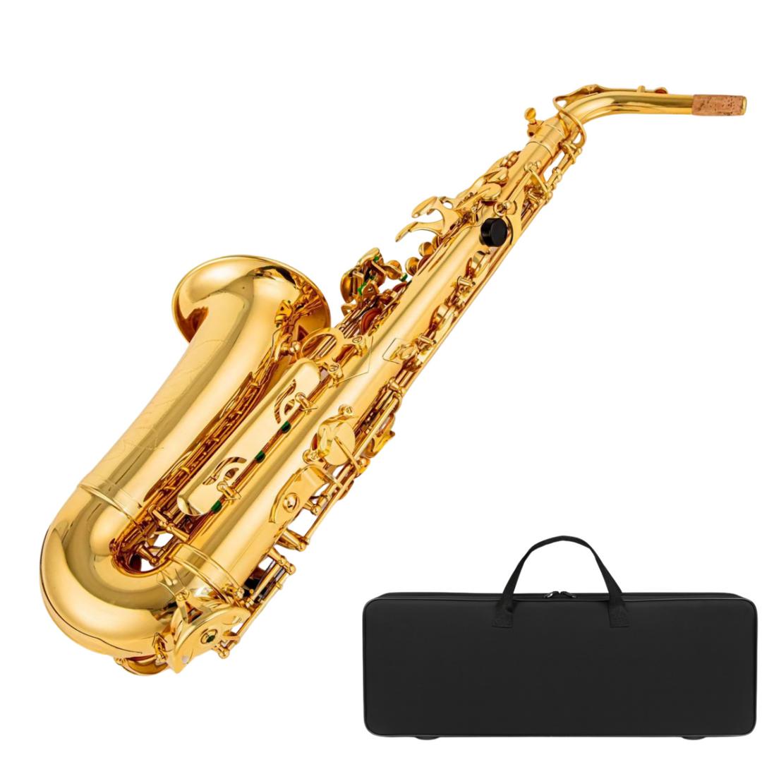 Suprimo Alto Saxo Saxophone alto en E♭ – Set avec étui et accessoires