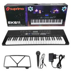 Suprimo EK611 Craviers 61 touches, Noir
