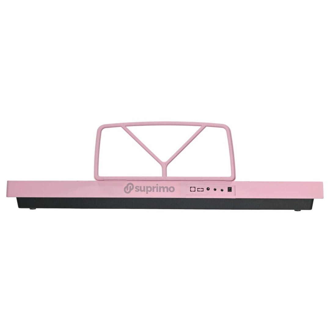 SUPRIMO Craviers 61 touches Pink avec Microphones et pupitre