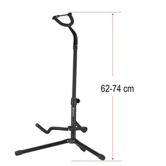 Support de guitare pliable 62-74 cm avec sangle de sécurité