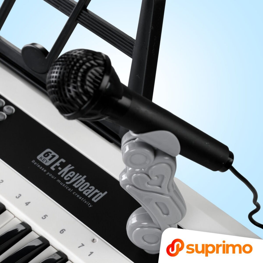 SUPRIMO KEY61 KD Craviers 61 touches avec microphone, blanc