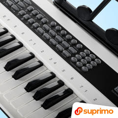 SUPRIMO KEY61 KD Craviers 61 touches avec microphone, blanc