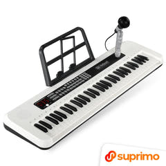 SUPRIMO KEY61 KD Craviers 61 touches avec microphone, blanc