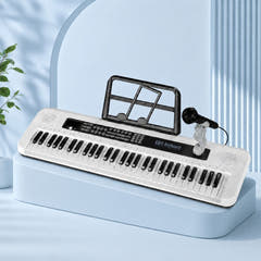 SUPRIMO KEY61 KD Craviers 61 touches avec microphone, blanc