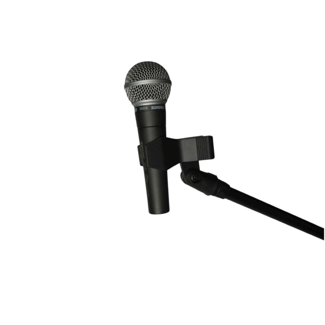 Pied de microphone avec bras articulé, support pour smartphone et col de cygne