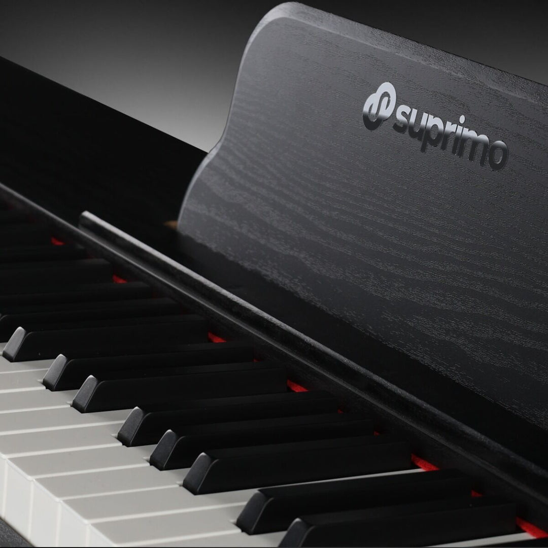 Suprimo SDP88 BK Piano numérique 88 avec touches lestées, Noir