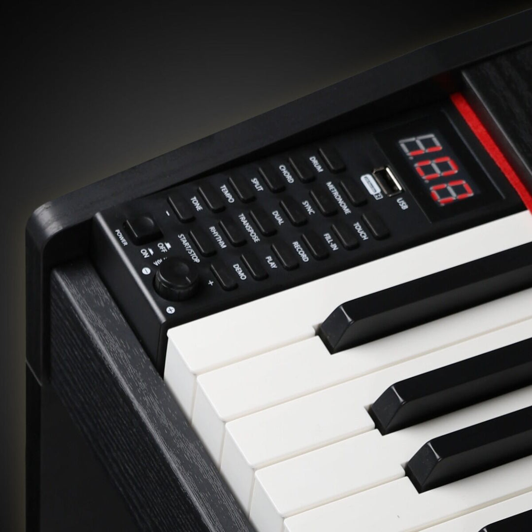 Suprimo SDP88 BK Piano numérique 88 avec touches lestées, Noir