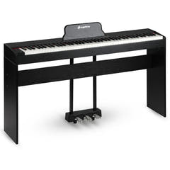 Suprimo SDP88 BK Piano numérique 88 avec touches lestées, Noir