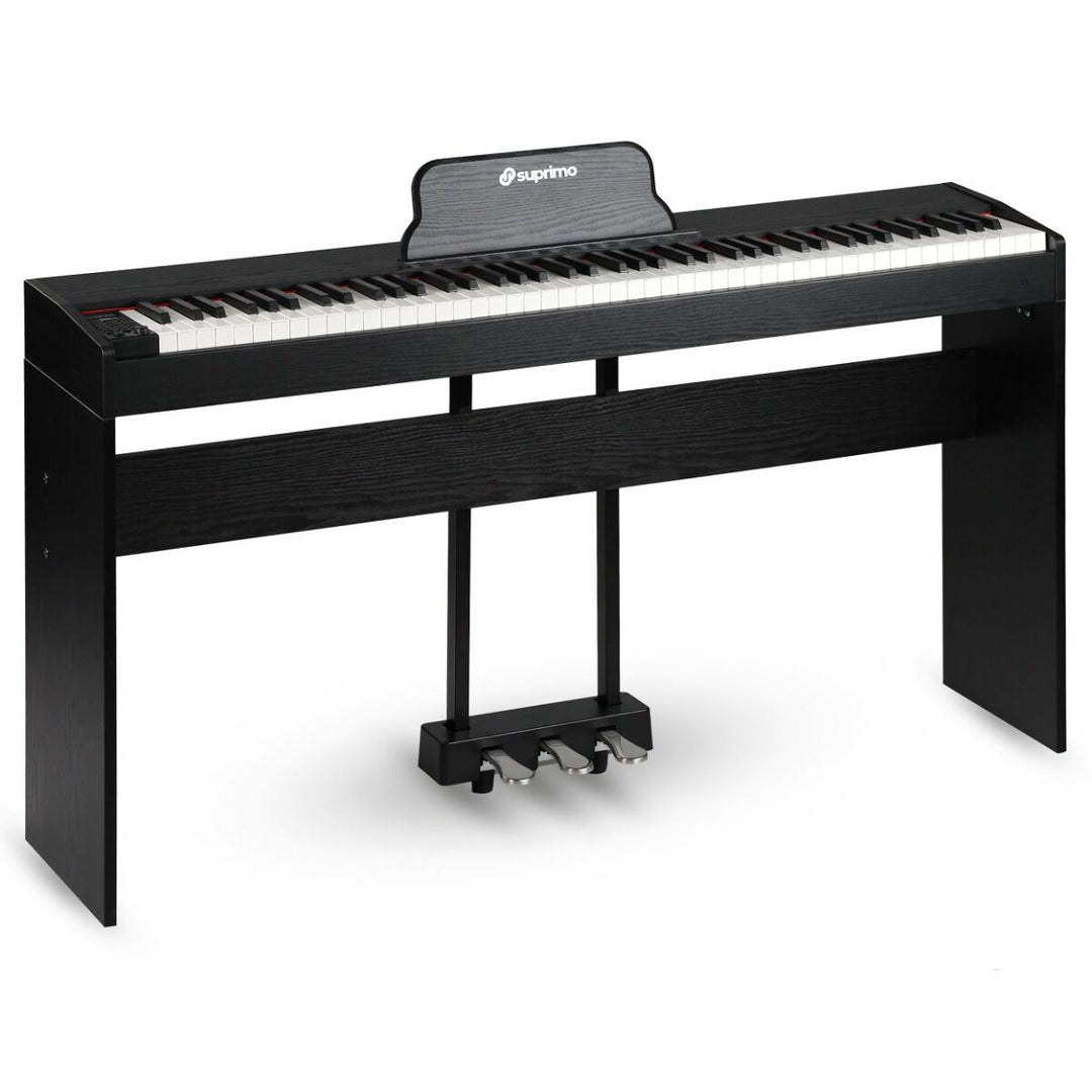 Suprimo SDP88 BK Piano numérique 88 avec touches lestées, Noir