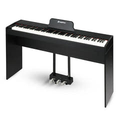 Suprimo SDP88 BK Piano numérique 88 avec touches lestées, Noir