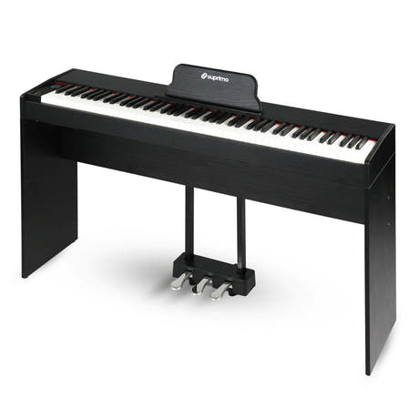 Suprimo SDP88 BK Piano numérique 88 avec touches lestées, Noir
