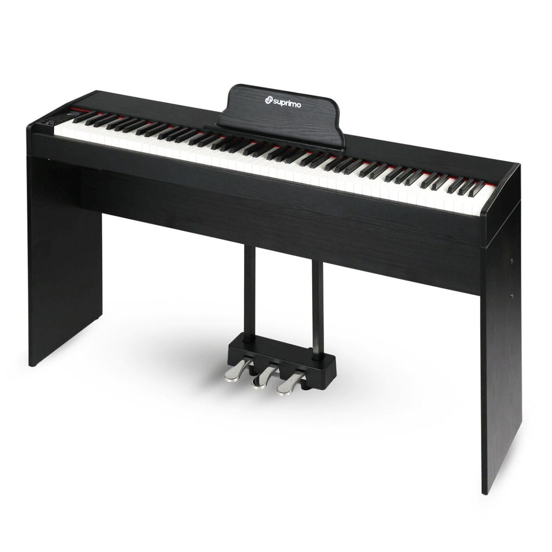 Suprimo SDP88 BK Piano numérique 88 avec touches lestées, Noir