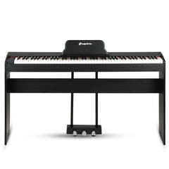 Suprimo SDP88 BK Piano numérique 88 avec touches lestées, Noir