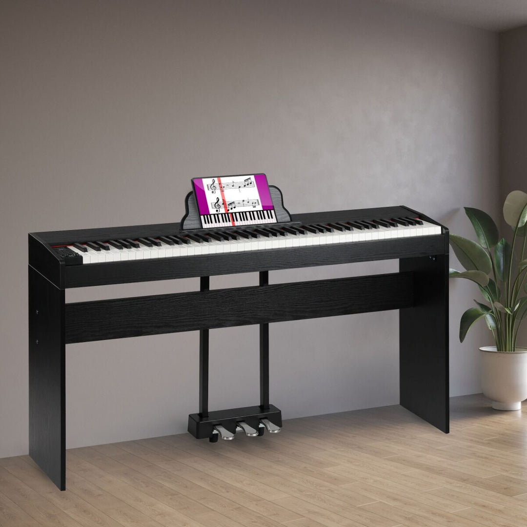 Suprimo SDP88 BK Piano numérique 88 avec touches lestées, Noir