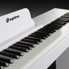 Suprimo SDP88 WH Piano numérique 88 à touches lestées, blanc